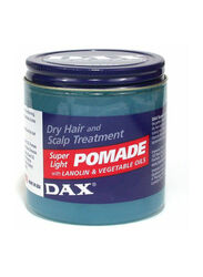 Dax Super Light Pomade Wax with Vegetable Oils and Lanolin for Damaged Hair, 213g