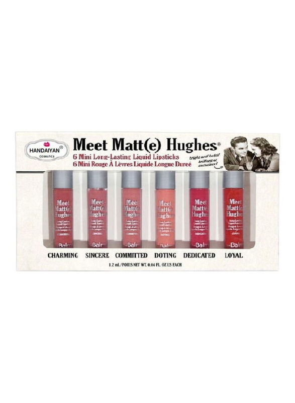 Handaiyan Meet Matt(e) Hughes Liquid Lipstick Set, Multicolour