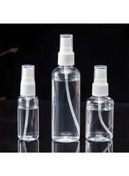 Mist Spray Bottles, 4 Pieces, Clear/White