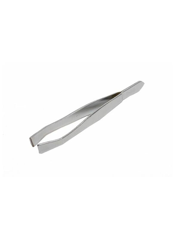 Eyebrow Stainless Steel Tweezers, Silver