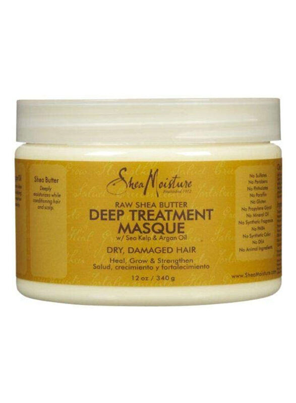 Shea Moisture Organic Raw Shea Butter Deep Treatment Hair Masque, 340g