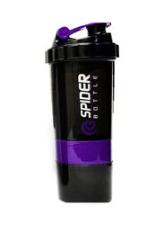 Spider Bottle 500ml Stainless Steel Protein Shaker Bottle, Multicolour