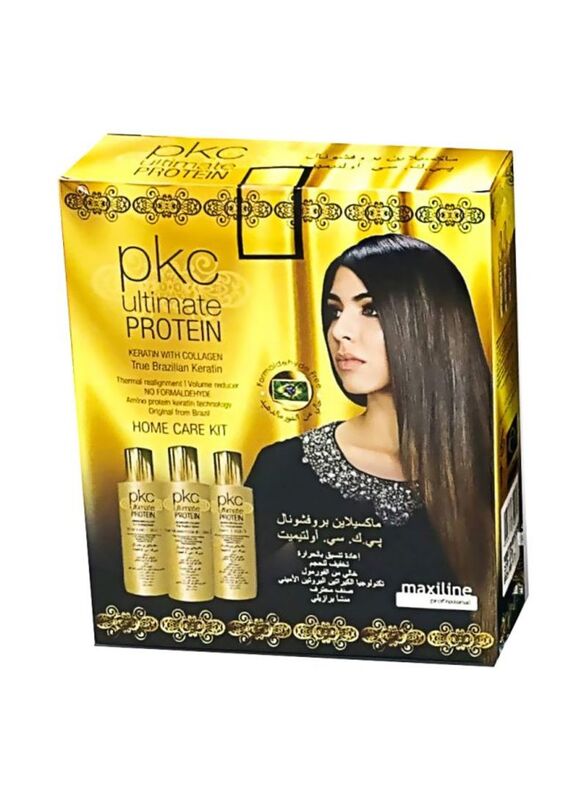 PKC Hair Treatment Cream Set with Protein/Keratine/Collagen, 3 Pieces