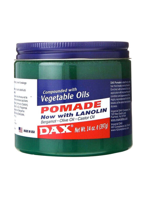 

Dax Pomade Compounded with Vegetable Oil for All Hair Types, 400gm