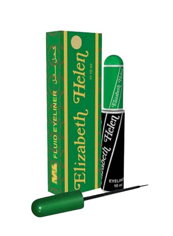 Elizabeth Helen Mahmoud Saeed Fluid Eyeliner and uFresh Bene Tint Lip Glossy Set, 10+12ml, Black/Pink, Multicolour