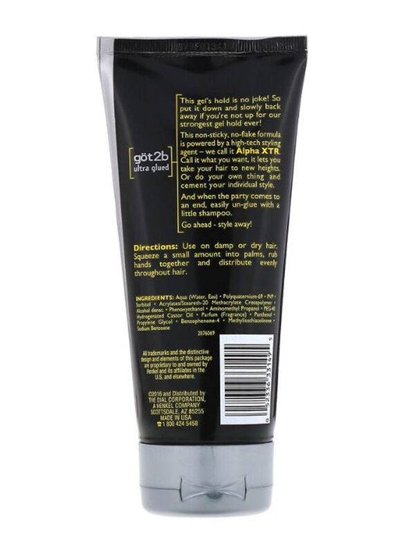 Got2b Ultra Glued Invincible Styling Gel for All Hair Types, 6oz