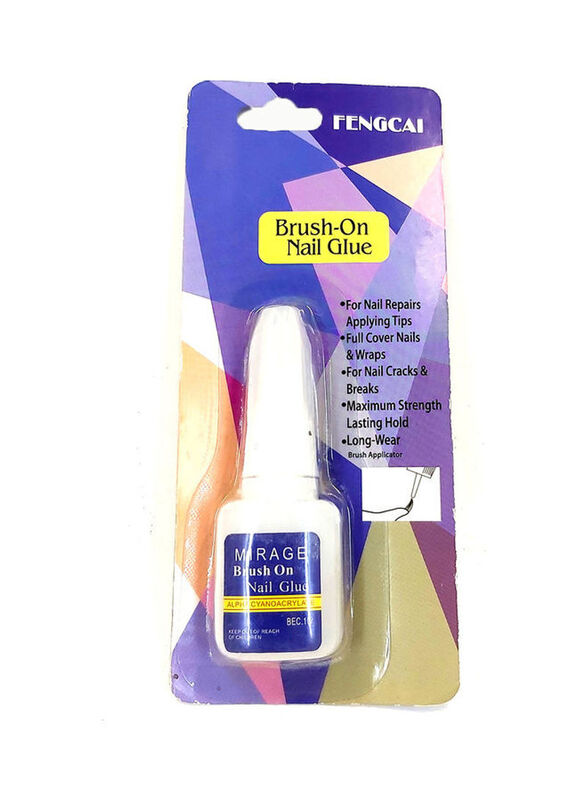 FENGCAI Mirage Brush On Nail Glue, 5g, Clear