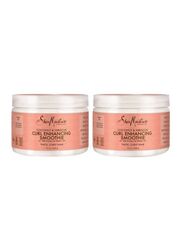 Shea Moisture Coconut and Hibiscus Curl Enhancer Smoothie for Curly Hair, 2 Pieces