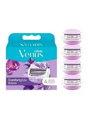 Gillette Venus Breeze Razor Blade with 4 Refills, One Size