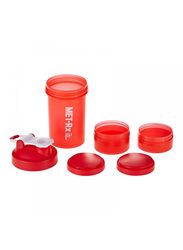 700ml Plastic Protein Shaker Bottle, Red