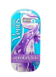 Gillette Venus Comfort glide Breeze Razor, 2 Pieces, Multicolour