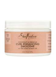 Shea Moisture Coconut & Hibiscus Curl Enhancing Smoothie for Curly Hair, 340gm