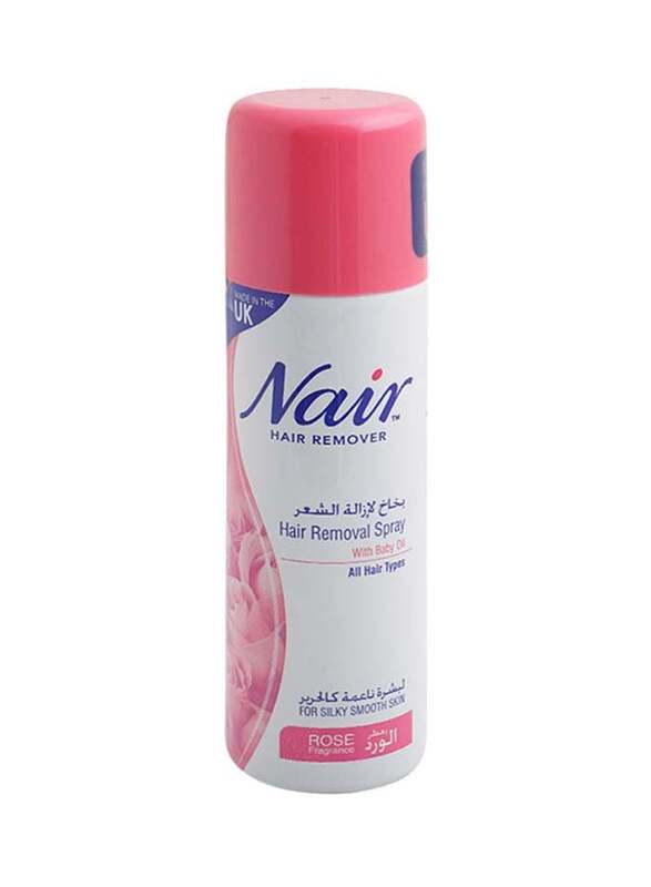 Nair Hair Removal Spray with Rose Fragrance, 200ml