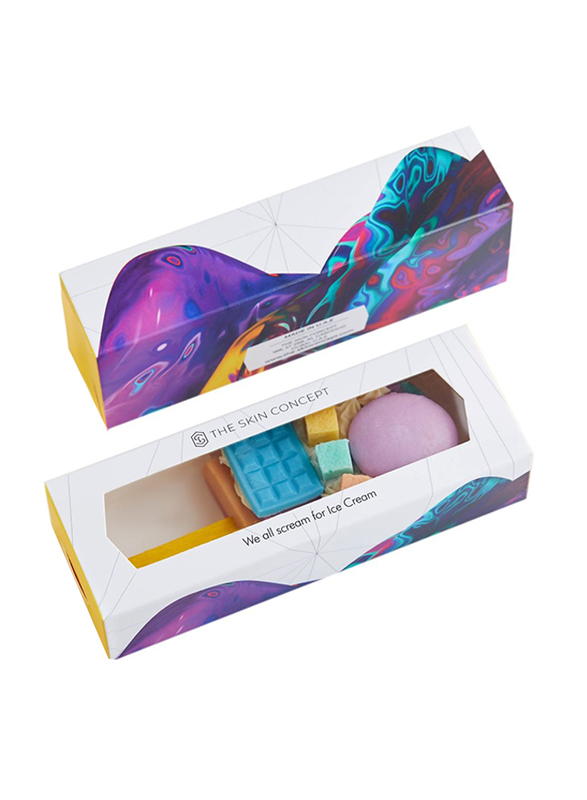 The Skin Concept Sweet Tooth Popsicle Handcrafted Luxury Vegan Dessert Soap, Multicolour, 105gm