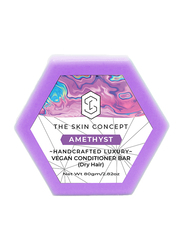 The Skin Concept Amethyst Handcrafted Luxury Vegan Solid Conditioner Bar for Dry Hair, 80gm