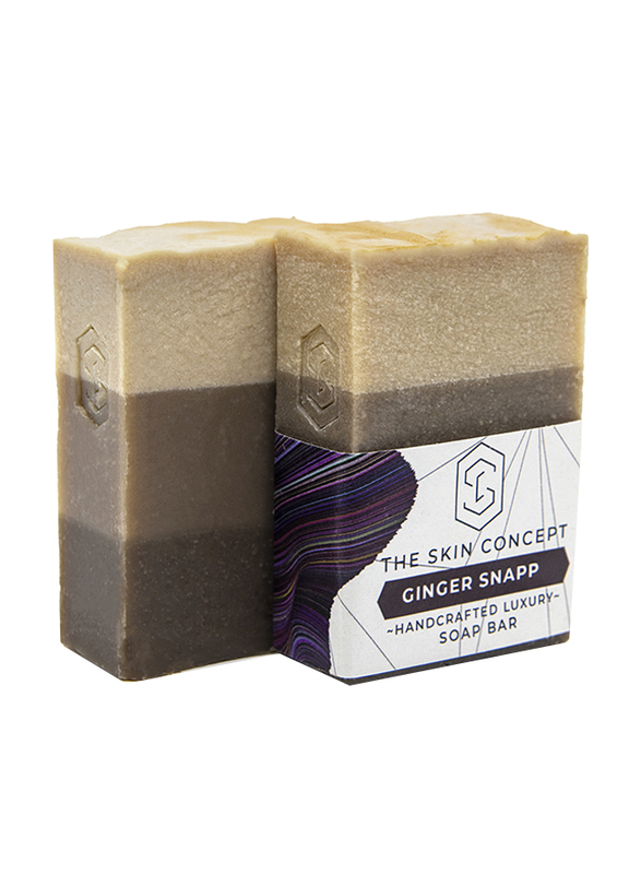 

The Skin Concept Ginger Snapp Handcrafted Luxury Soap Bar, Brown, 105gm