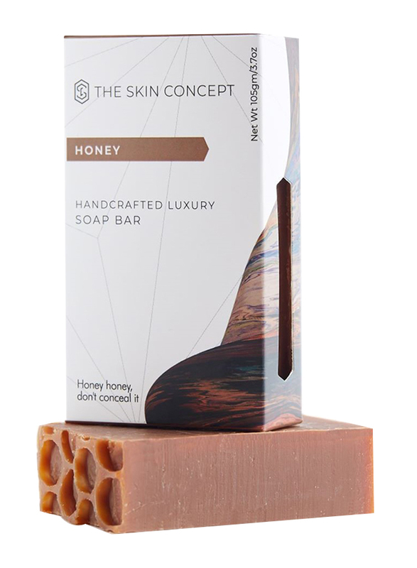 The Skin Concept Honey Handcrafted Luxury Soap Bar, Brown, 105gm