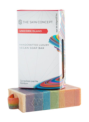 The Skin Concept Unicorn Island Handcrafted Vegan Rainbow Soap Bar, Multicolour, 105gm