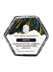 The Skin Concept Onyx Handcrafted Luxury Vegan Solid Shampoo Bar for Oily Hair, 85gm