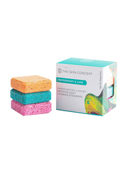 The Skin Concept Peppermint & Lime Handcrafted Luxury Breathe Easy Shower Steamers, Multicolour, 156gm