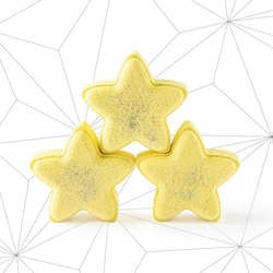 The Skin Concept 130gm Capella Handcrafted Luxury Fizzy Bath Bomb for Kids, Yellow