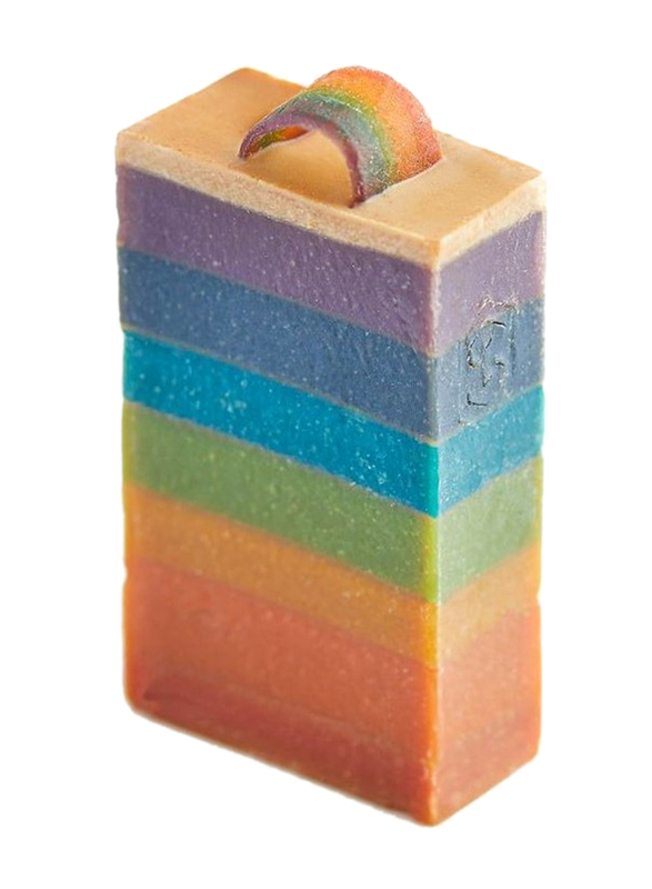 The Skin Concept Unicorn Island Handcrafted Vegan Rainbow Soap Bar, Multicolour, 105gm