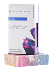 The Skin Concept Layali Handcrafted Luxury Vegan Soap Bar, Multicolour, 105gm