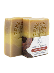 The Skin Concept 105gm Butter Bums Handcrafted Luxury Baby Soap Bar for Children, Brown