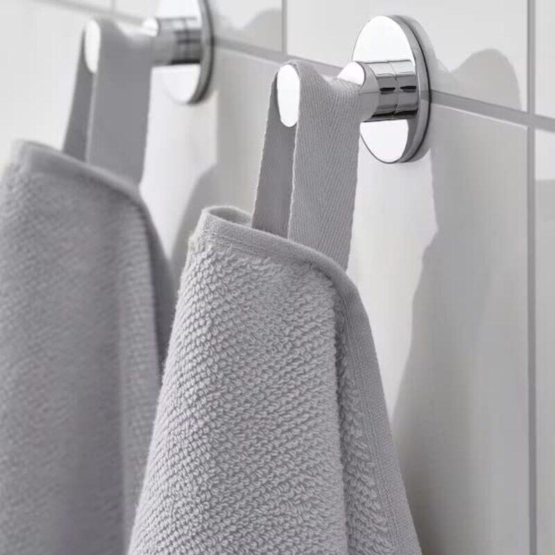 

DXB Gadgets Extra Soft and Super Absorbent Premium Washcloth Towels, Light Grey