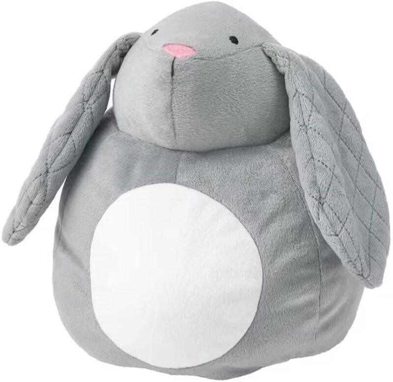 

DXB Gadgets Rabbit Soft Toy with LED Night Light, 19cm, Grey