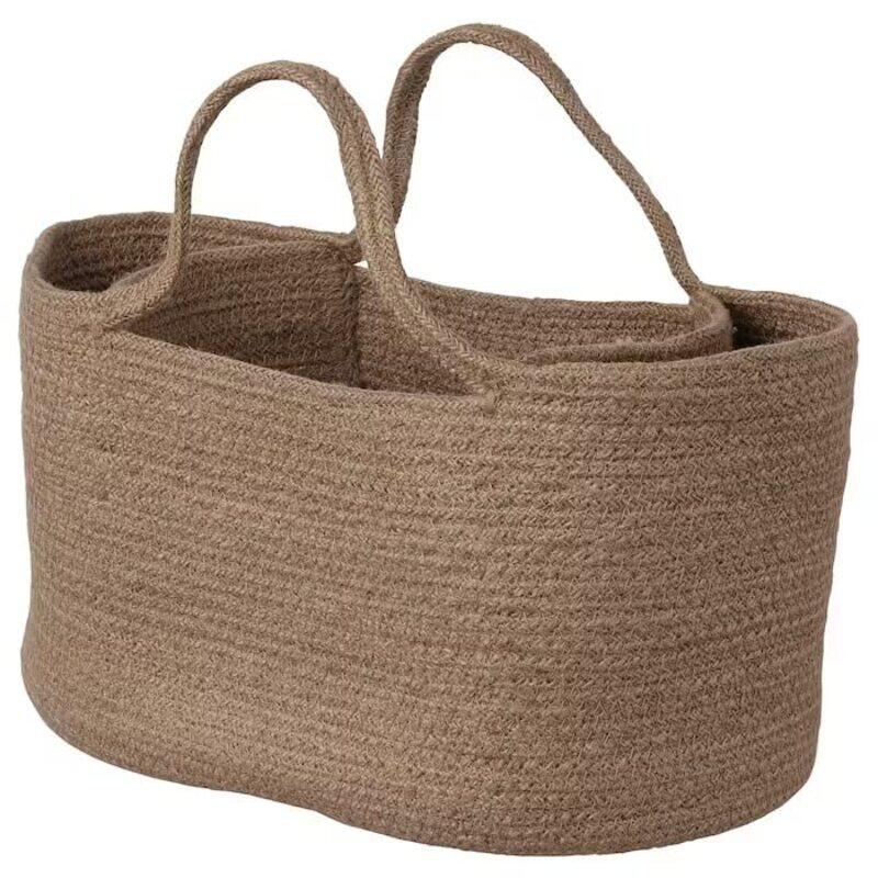 

DXB Gadgets Decoration Basket with Handles, Brown