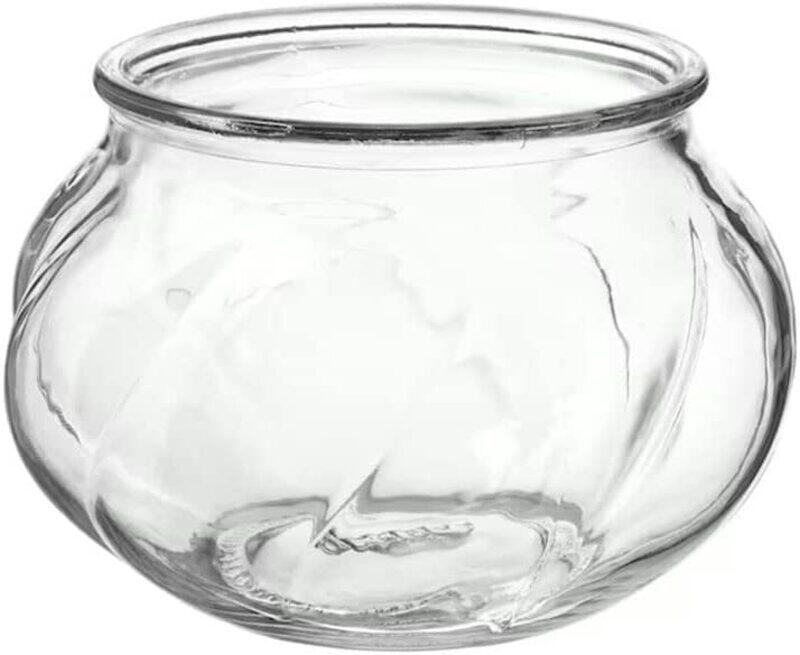 

DXB Gadgets Glass Modern Elegant Flower Vase, 8cm, Clear