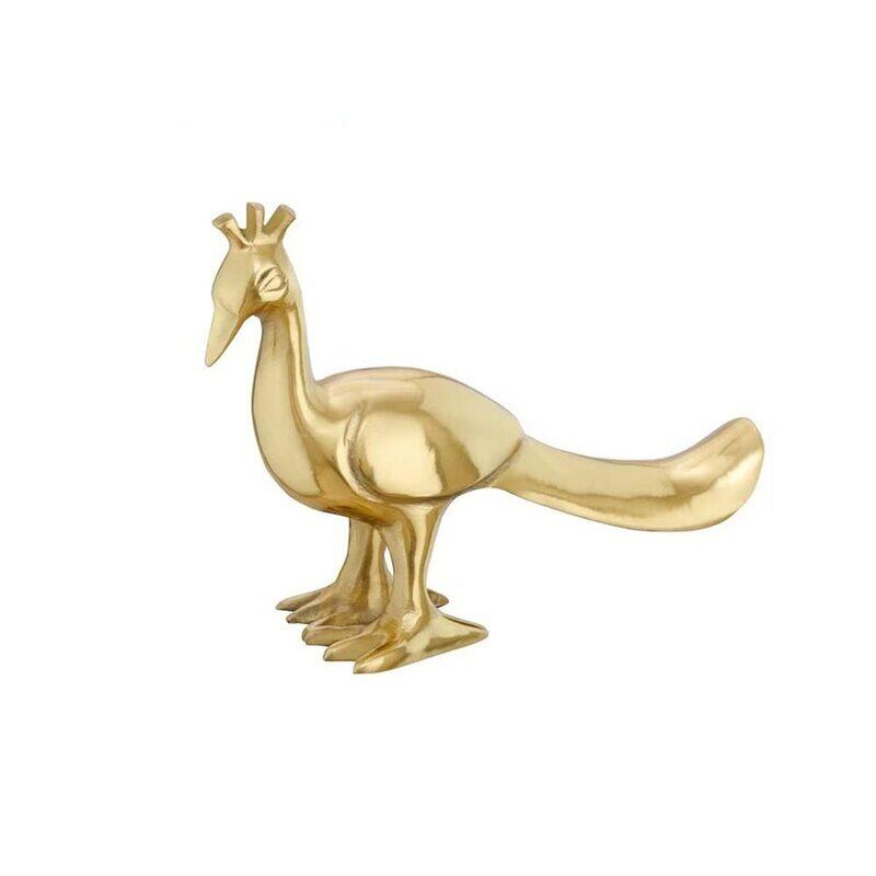 

DXB Gadgets Decorative Peacock Table, 8cm, Gold