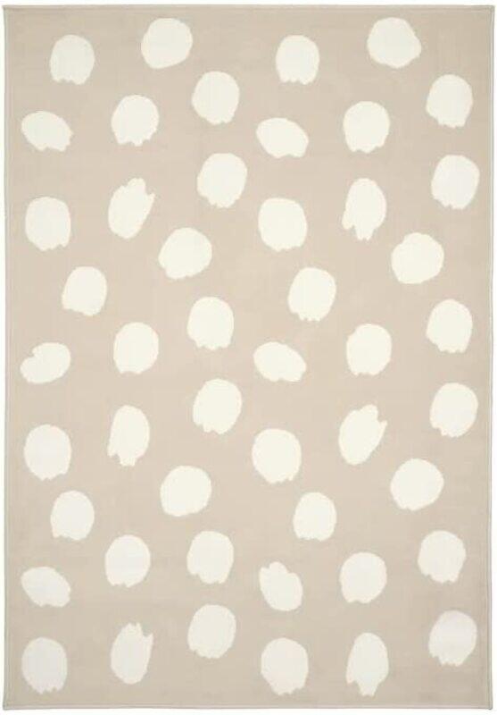 

DXB Gadgets Modern Area Low Pile Non Slip Carpet Rug, 133 x 195cm, Beige