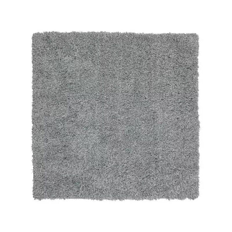 

DXB Gadgets High Pile Modern Area Rug, 80x80cm, Grey