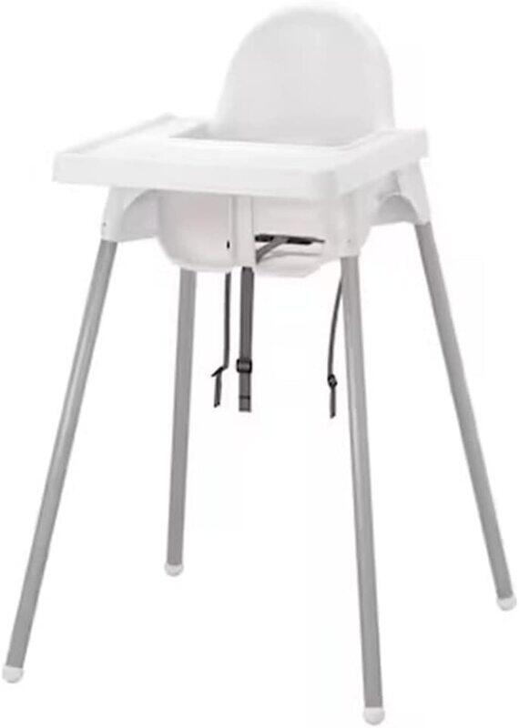 

DXB Gadgets Antilop Baby High Chair with Tray, 0-5 Years, White