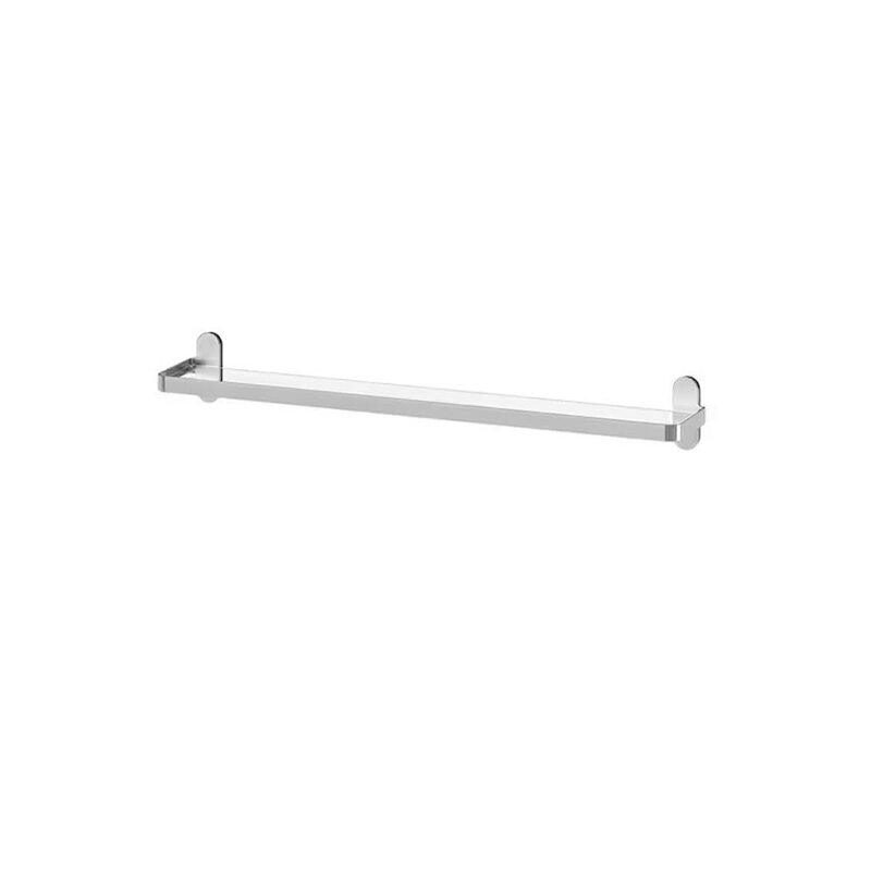 

DXB Gadgets Stainless Steel Simple and Distinctive Bathroom Accessories Glass Shelf, Chrome