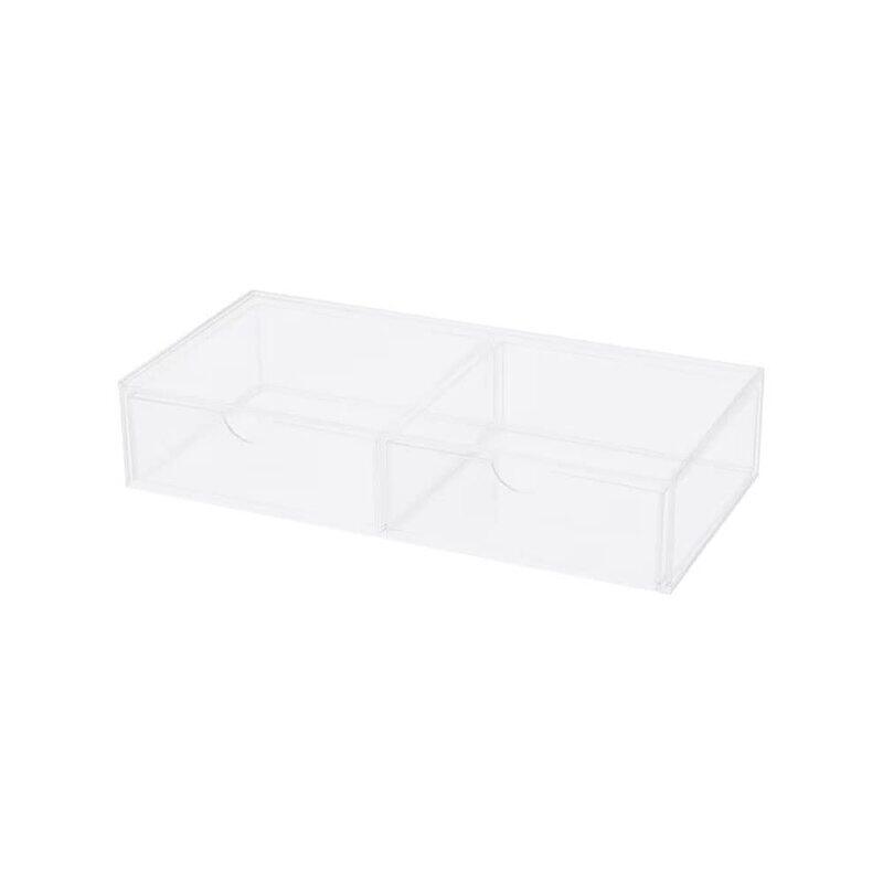 

DXB Gadgets Makeup Storage with 2 Drawers, 25 x 12cm, Clear