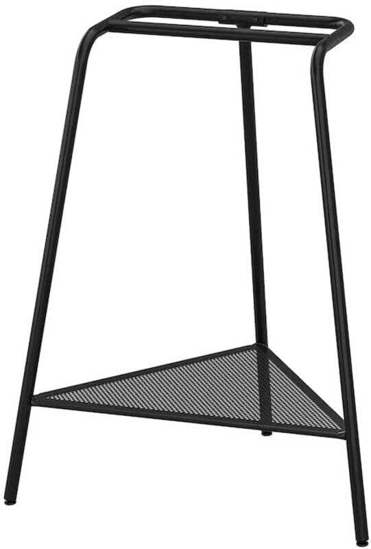 

DXB Gadgets Metal Trestle Table, Black