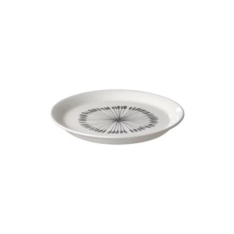 

DXB Gadgets 19cm Patterned Dinner Plate, White