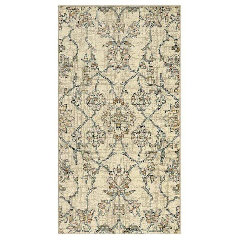 

DXB Gadgets Low Pile Non-Slip Modern Area Rug, 80x150cm, Beige