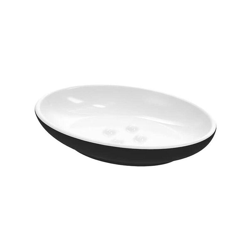 

DXB Gadgets Stoneware Indoor Soap Dish, Dark Grey