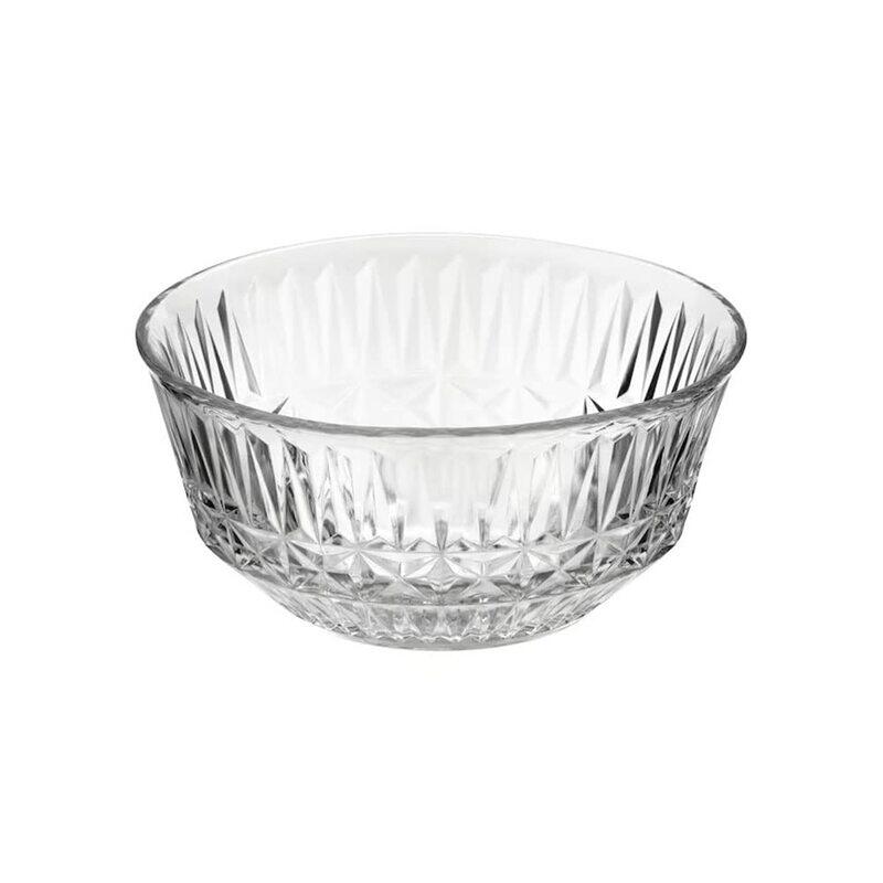 

DXB Gadgets 0.6L Glass Serving Bowl, Clear