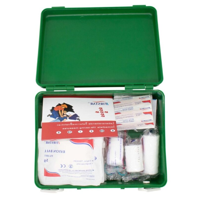 First Aid Kit For 25 People(Green In Color)