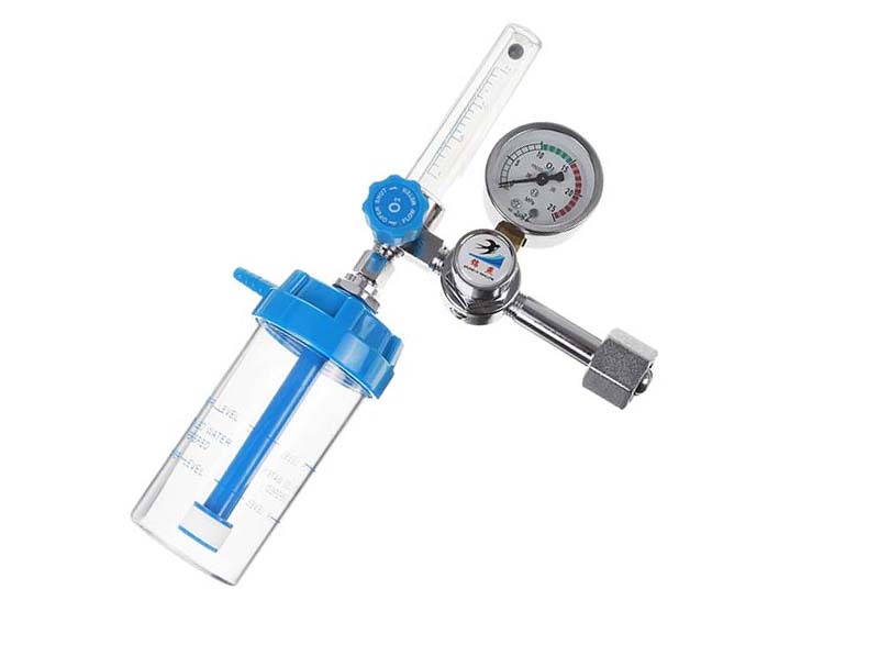 Oxygen Regulator set with flow meter and humidifier