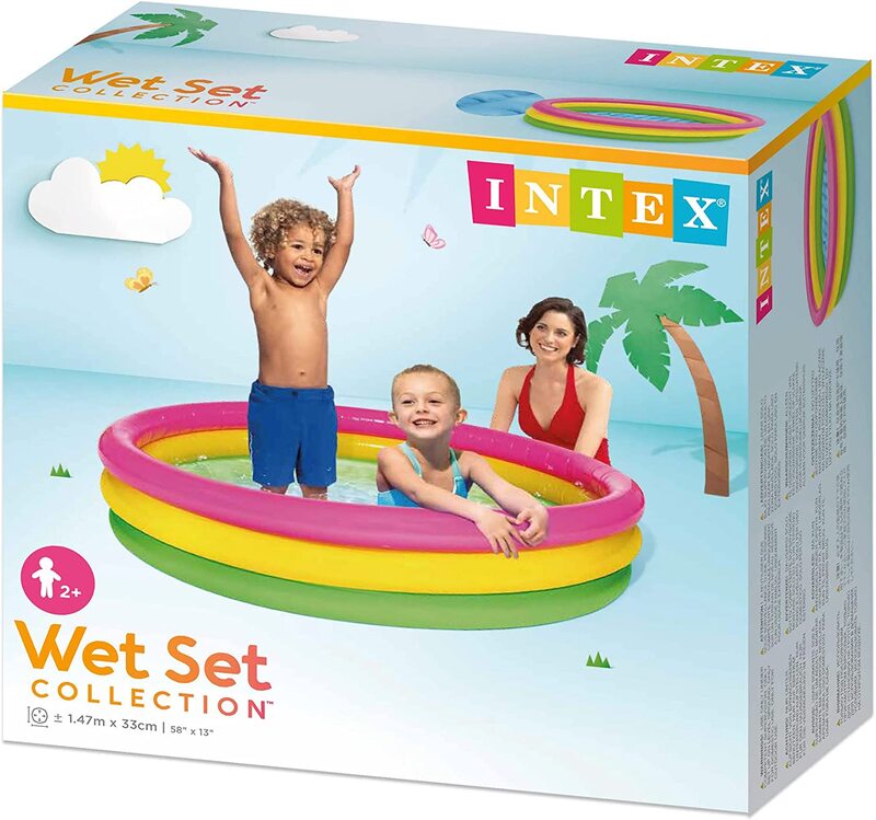 Intex Sunset Glow Baby Pool Outdoor Toy and Structures Multicolor 57422