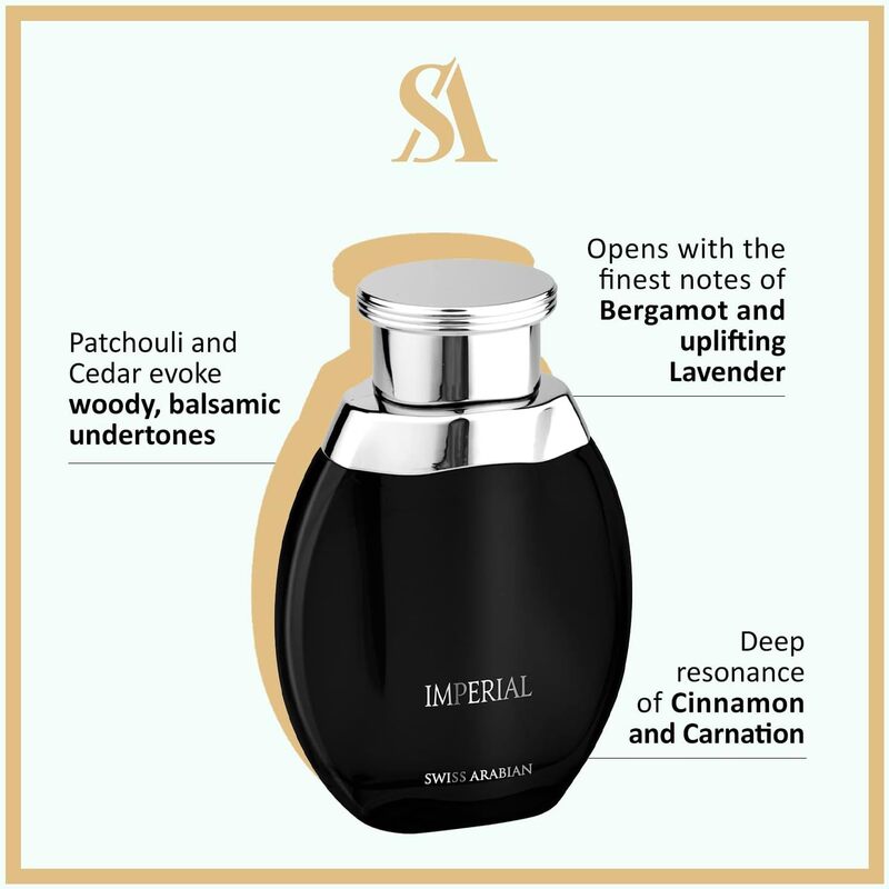 Swiss Arabian Imperial Eau De Parfum For Men, 100 ml