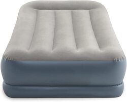 12in Twin Dura Beam Pillow Rest Mid-Rise Airbed with Internal Pump