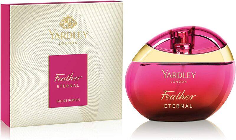 

Yardley London Feather Eternal Eau De Parfum For Delicate Woman, Rose Leaves, Red Berries, Magnolia And Jasmine Fragrance, 100 Ml