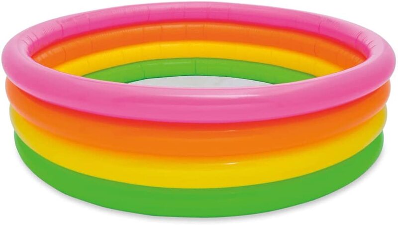 Swimming Pool Inflatable 4 Hoops Sunset 168 x 46 cm